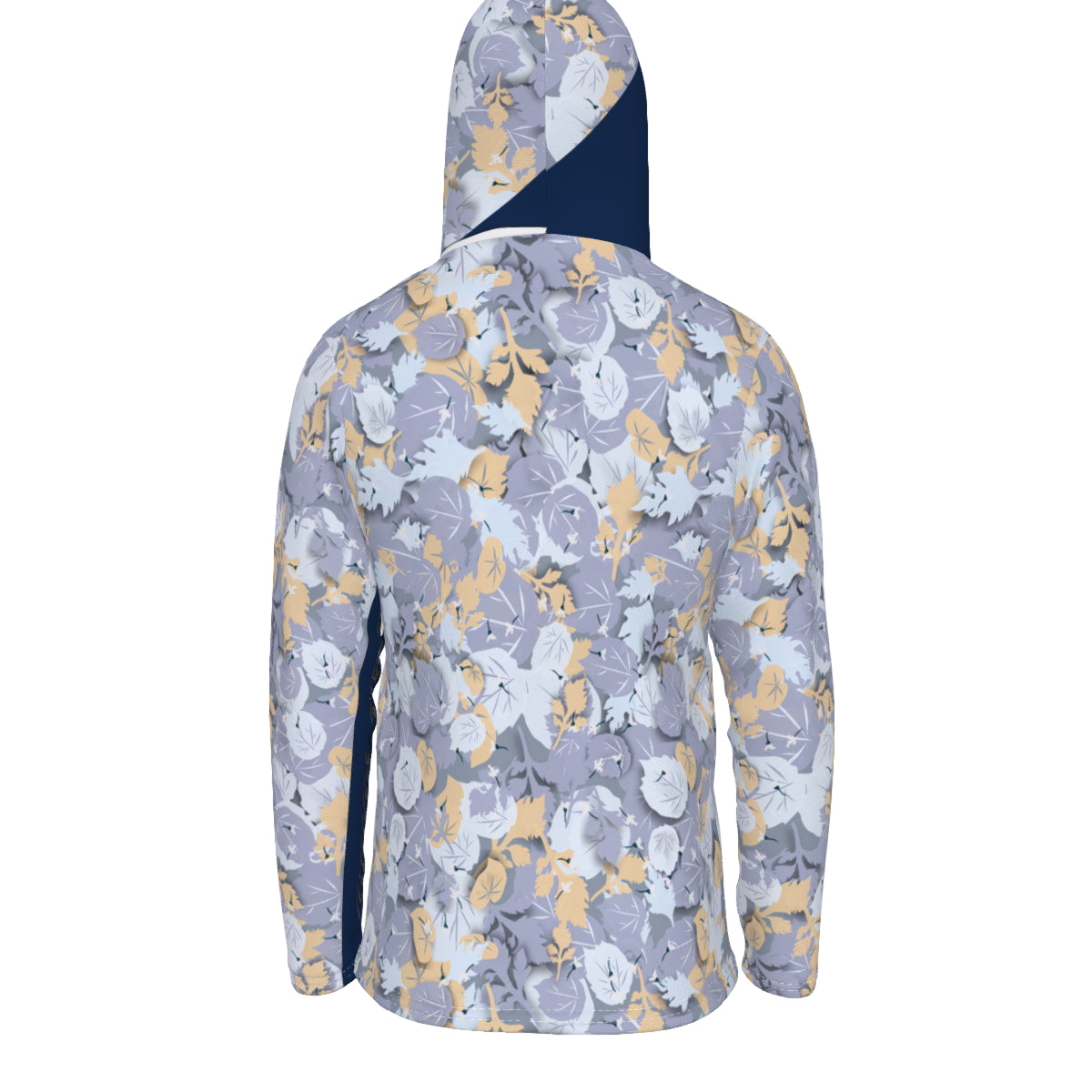 WASABI leave CAMO Unisex Pullover Hoodie With face shield　山葵の葉カモフラフーディ